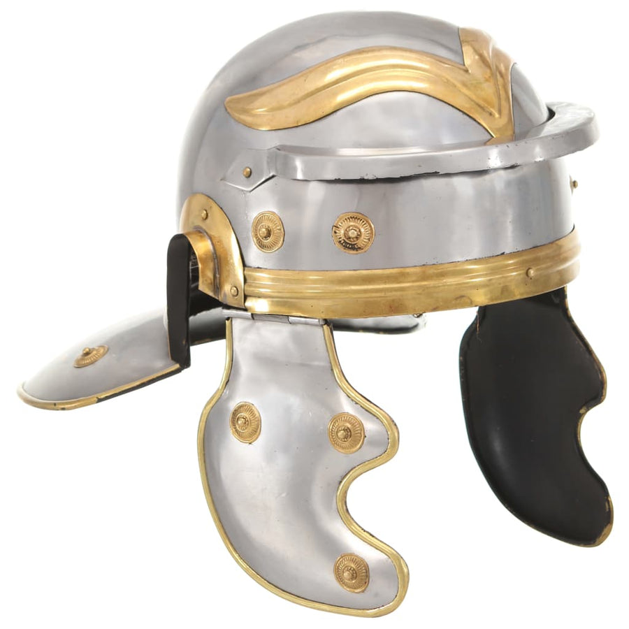 Soldatenhelm Romeins Replica Staal Zilverkleurig model 24