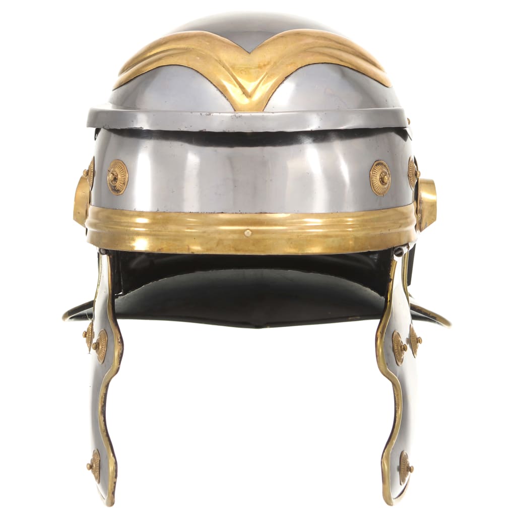 Soldatenhelm Romeins Replica Staal Zilverkleurig model 24