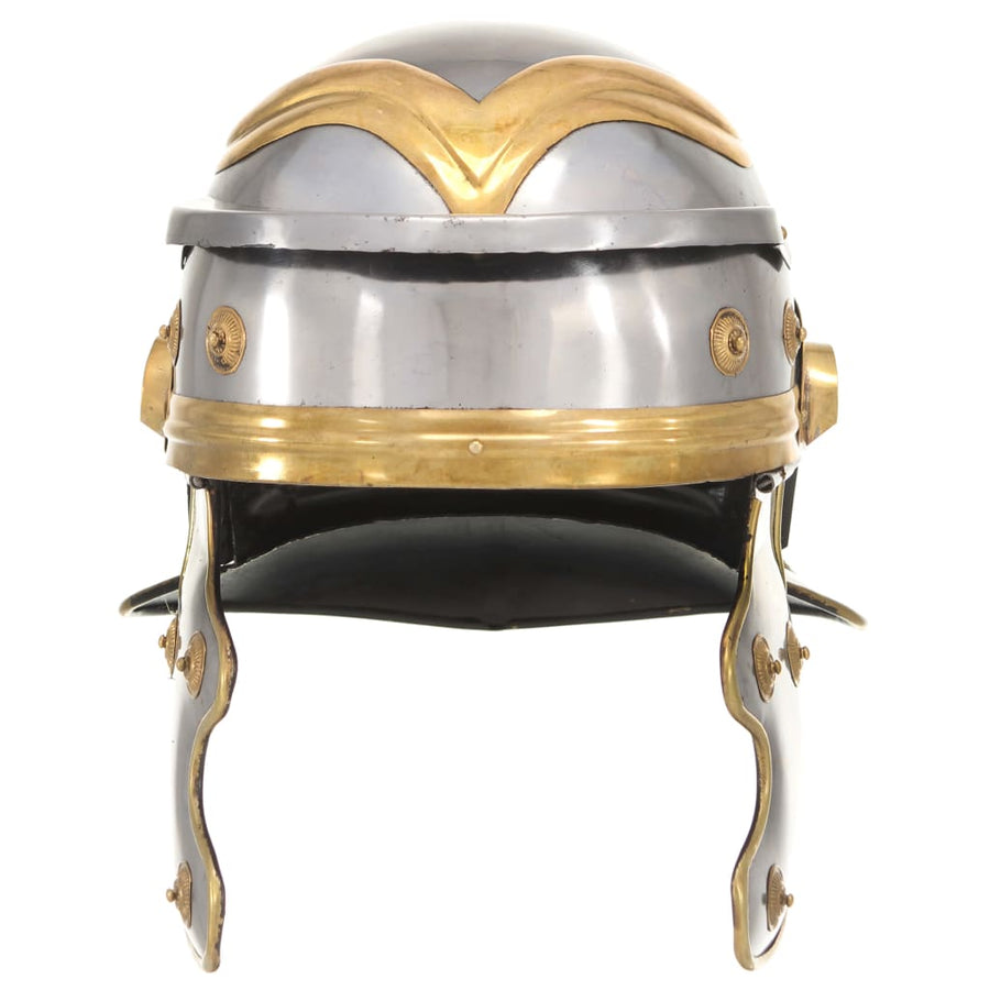 Soldatenhelm Romeins Replica Staal Zilverkleurig model 24