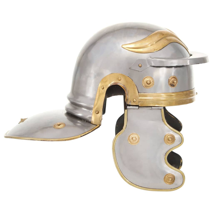 Soldatenhelm Romeins Replica Staal Zilverkleurig model 24