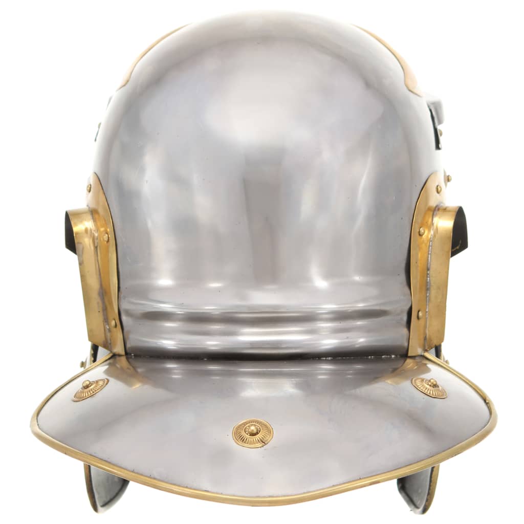 Soldatenhelm Romeins Replica Staal Zilverkleurig model 24