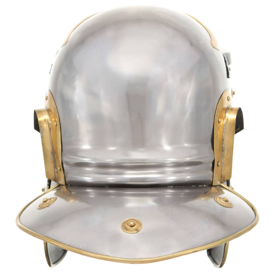 Soldatenhelm Romeins Replica Staal Zilverkleurig model 24