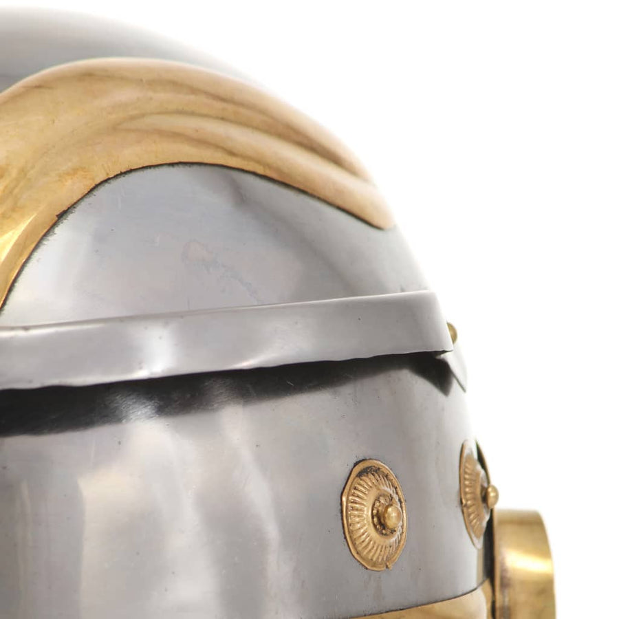 Soldatenhelm Romeins Replica Staal Zilverkleurig model 24
