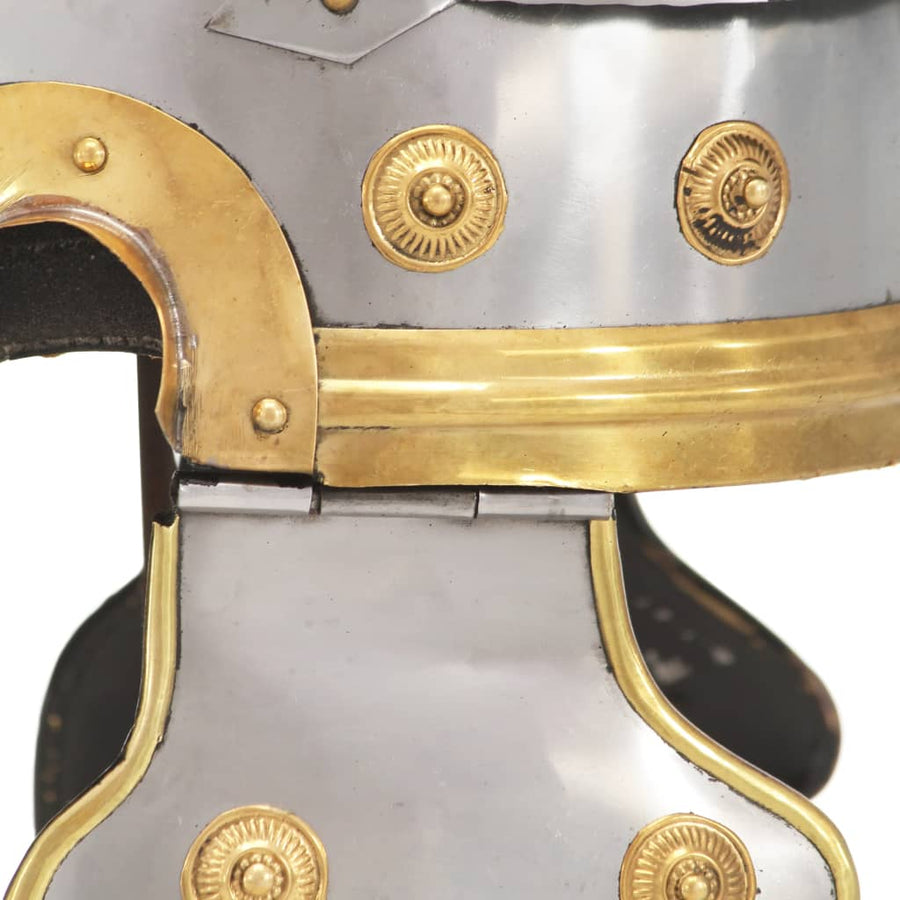 Soldatenhelm Romeins Replica Staal Zilverkleurig model 24