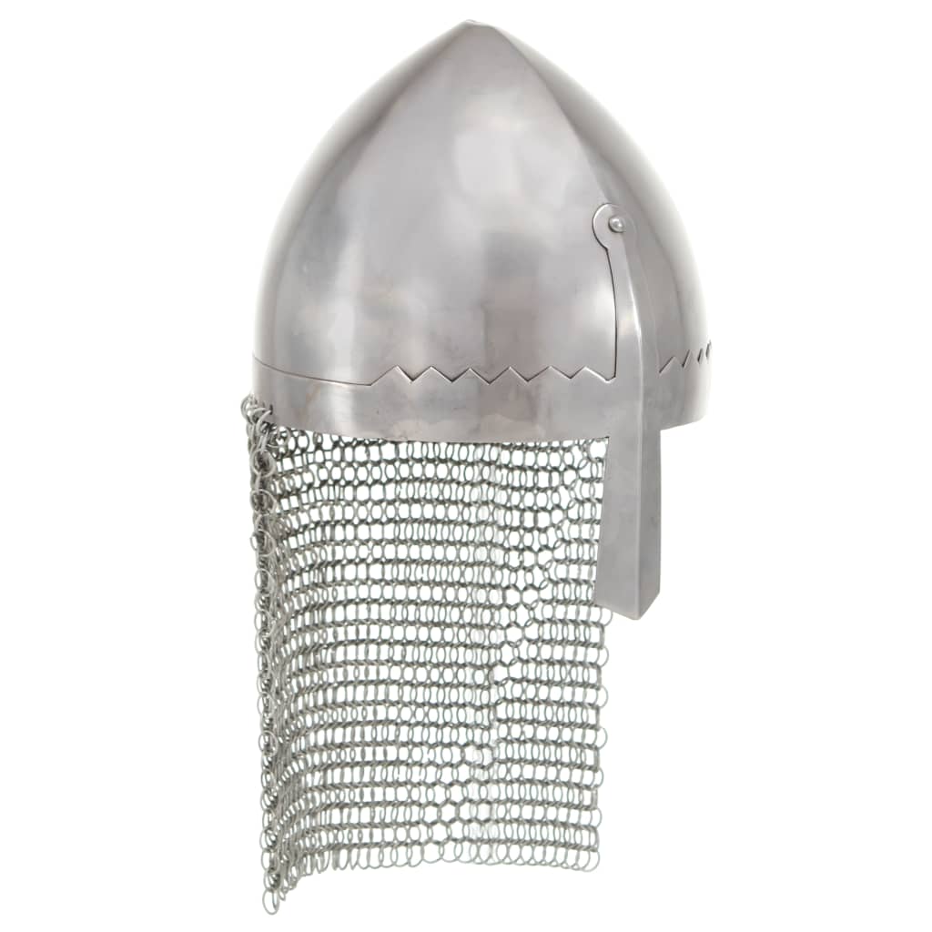 Ridderhelm Replica Larp Staal Zilverkleurig model 25