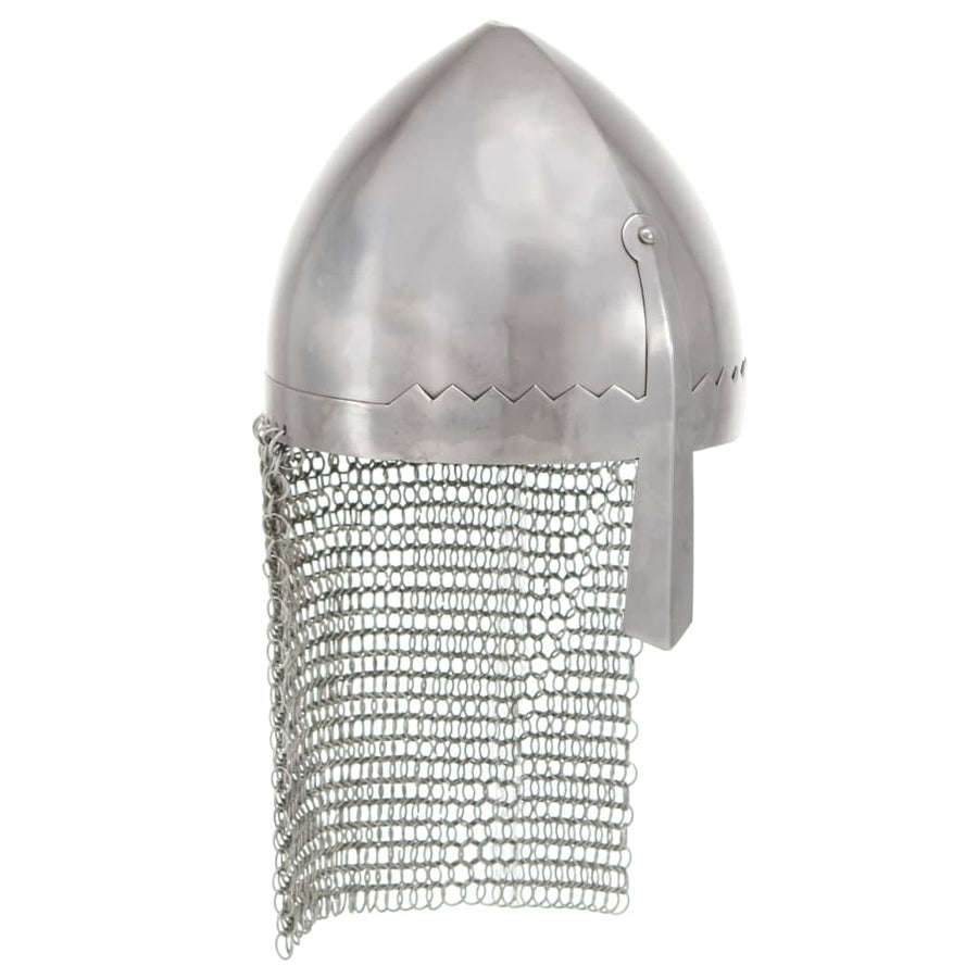 Ridderhelm Replica Larp Staal Zilverkleurig model 25