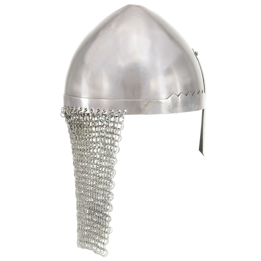Ridderhelm Replica Larp Staal Zilverkleurig model 25