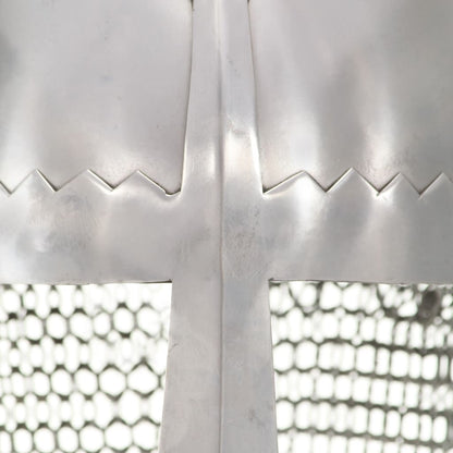 Ridderhelm Replica Larp Staal Zilverkleurig model 25