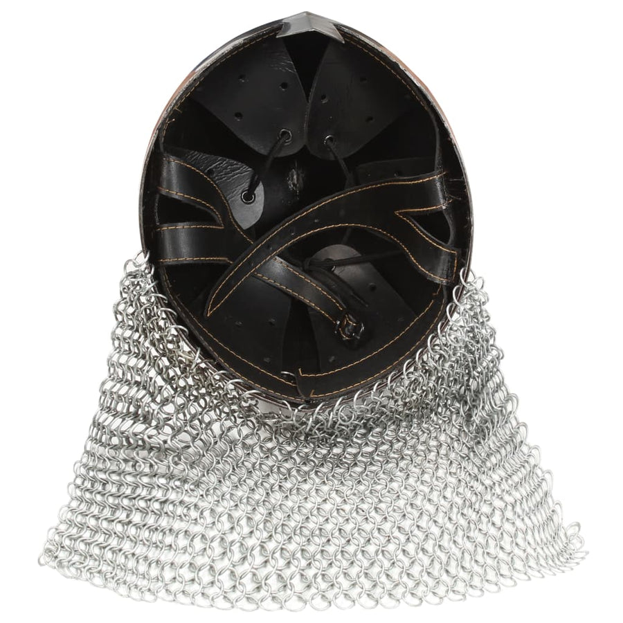 Ridderhelm Replica Larp Staal Zilverkleurig model 25