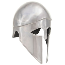 Soldatenhelm Grieks Replica Larp Staal Zilverkleurig model 26