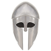 Soldatenhelm Grieks Replica Larp Staal Zilverkleurig model 26