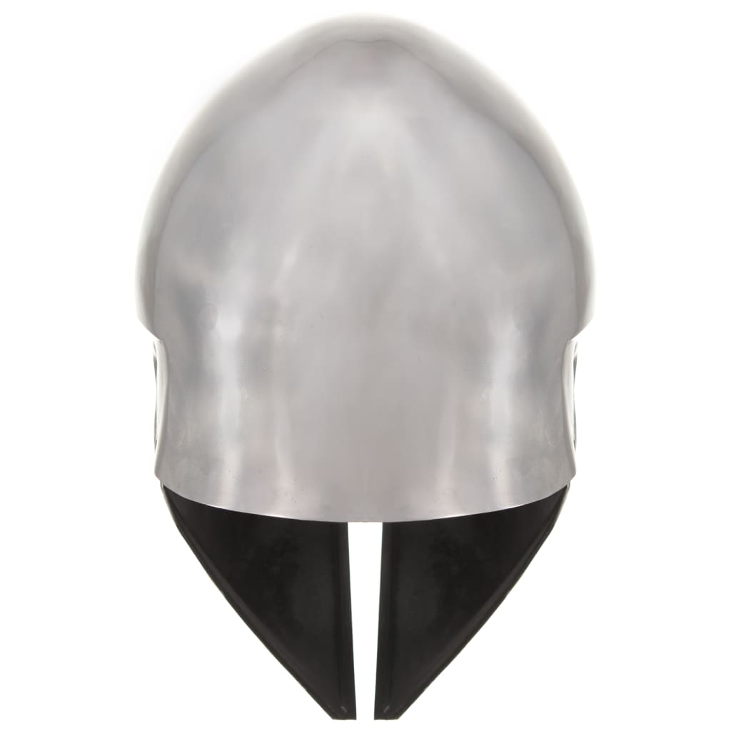 Soldatenhelm Grieks Replica Larp Staal Zilverkleurig model 26