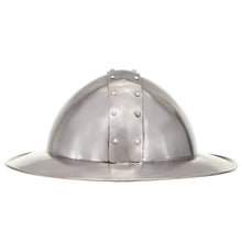 Ridderhelm Middeleeuws Replica Larp Staal Zilverkleurig model 11