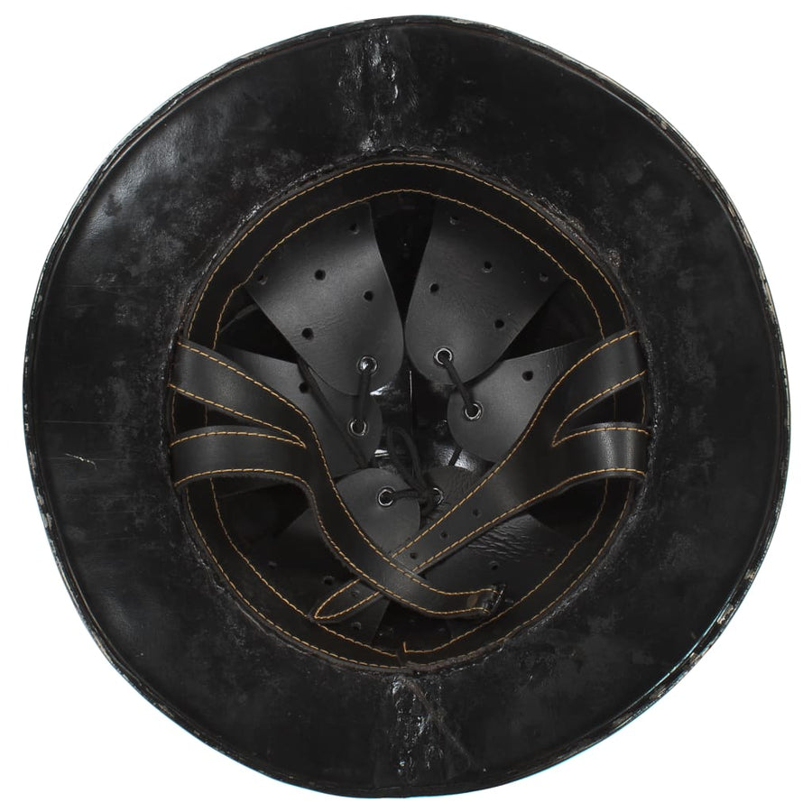 Ridderhelm Middeleeuws Replica Larp Staal Zilverkleurig model 11