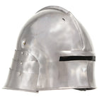 Ridderhelm staal replica zilverkleurig