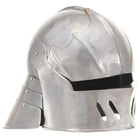 Ridderhelm staal zilverkleurig