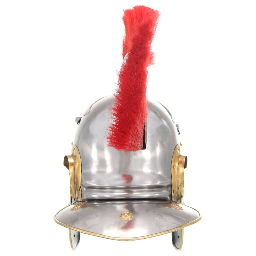 Soldatenhelm Romeins Replica Staal Zilverkleurig model 29