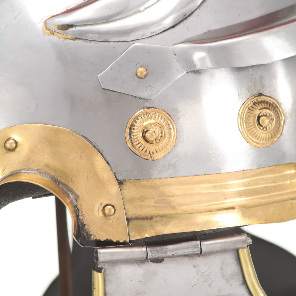 Soldatenhelm Romeins Replica Staal Zilverkleurig model 29