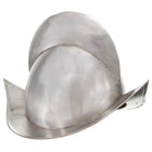 Knight Helmet Medieval Replica Larp Steel Silver-colored
