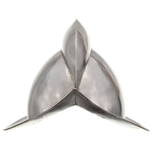 Ridderhelm Middeleeuws Replica Larp Staal Zilverkleurig