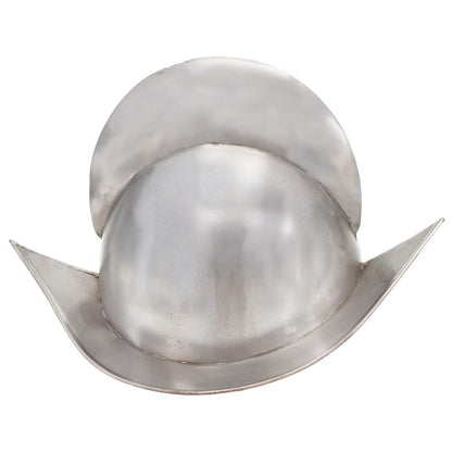 Ridderhelm Middeleeuws Replica Larp Staal Zilverkleurig