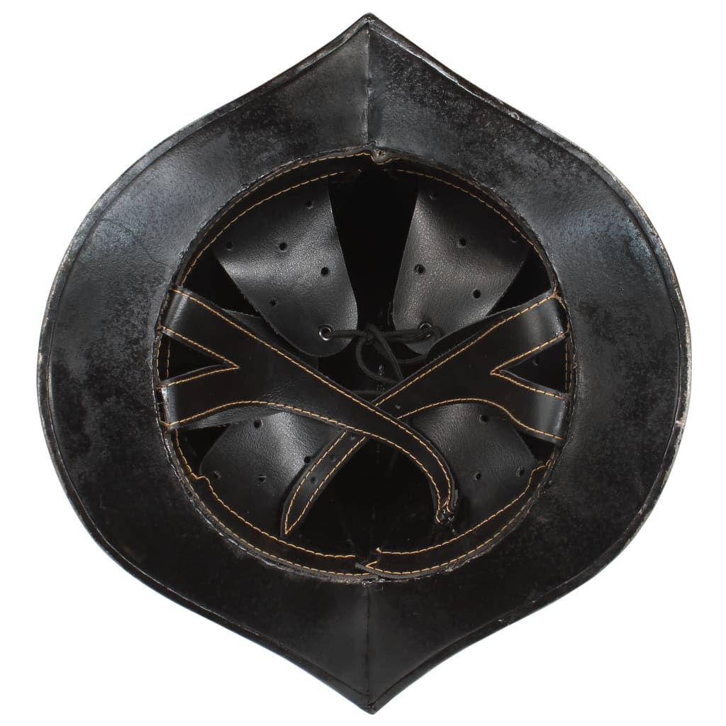 Ridderhelm Middeleeuws Replica Larp Staal Zilverkleurig
