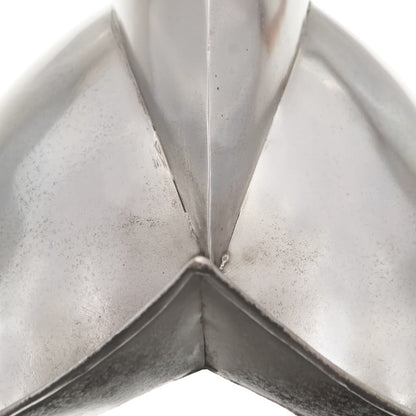 Ridderhelm Middeleeuws Replica Larp Staal Zilverkleurig