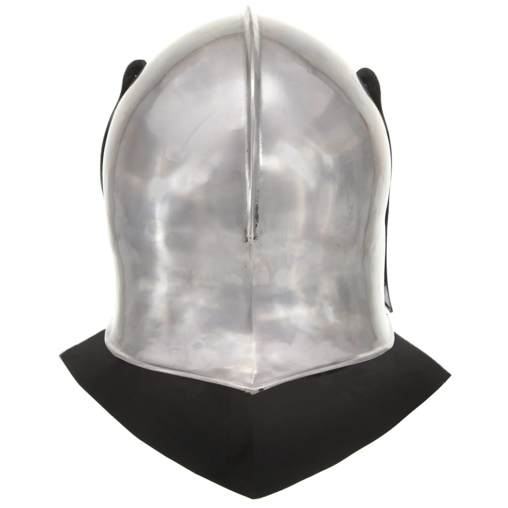 Ridderhelm Middeleeuws Replica Larp Staal Zilverkleurig