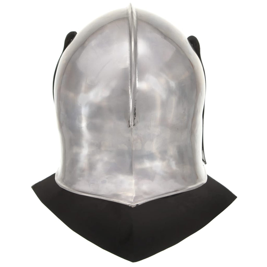 Ridderhelm Middeleeuws Replica Larp Staal Zilverkleurig