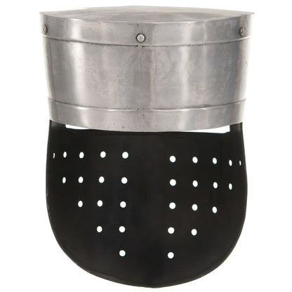 Ridderhelm Middeleeuws Replica Larp Staal Zilverkleurig