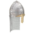 Crusader Helmet Replica Larp Steel Silver-coloured
