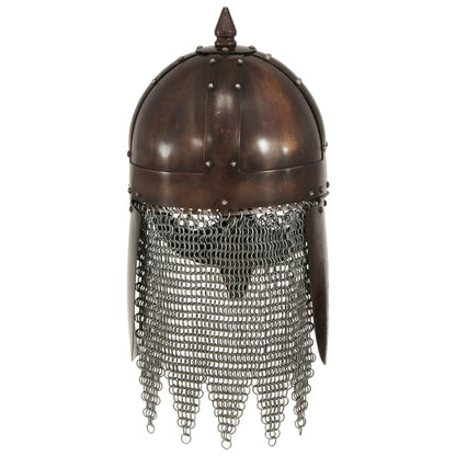 Vikinghelm Replica Larp Staal Koperkleurig Model 5