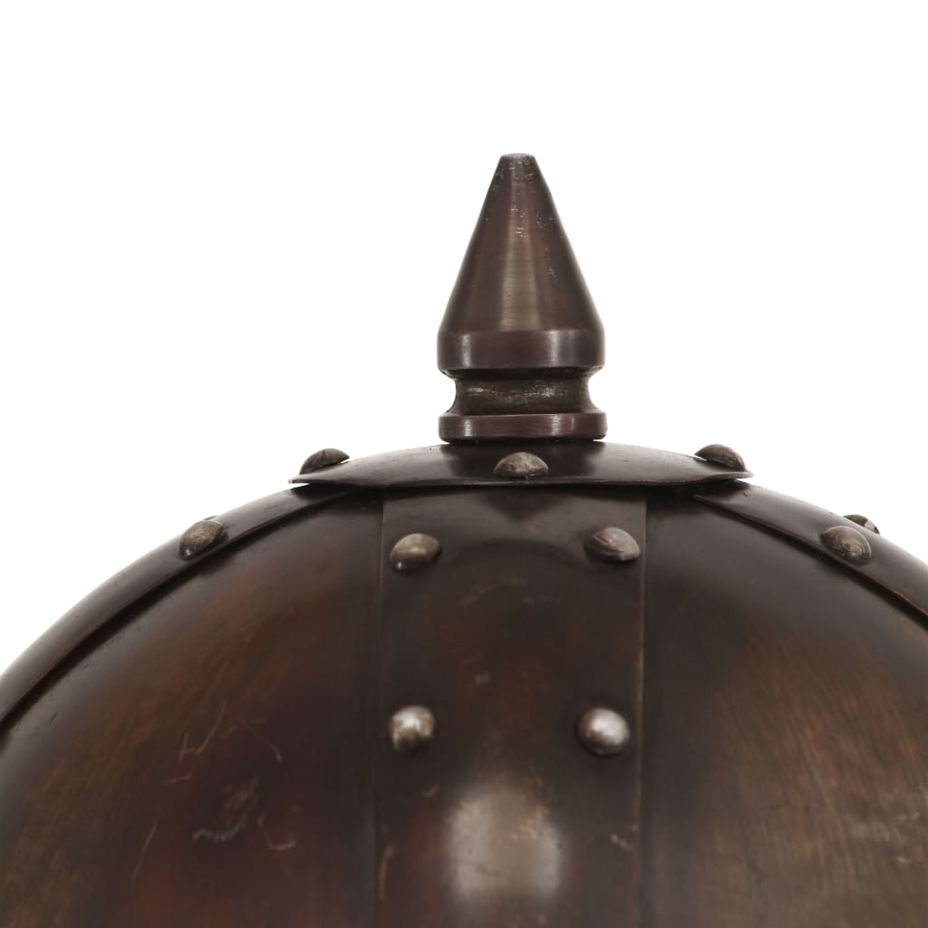 Vikinghelm Replica Larp Staal Koperkleurig Model 5