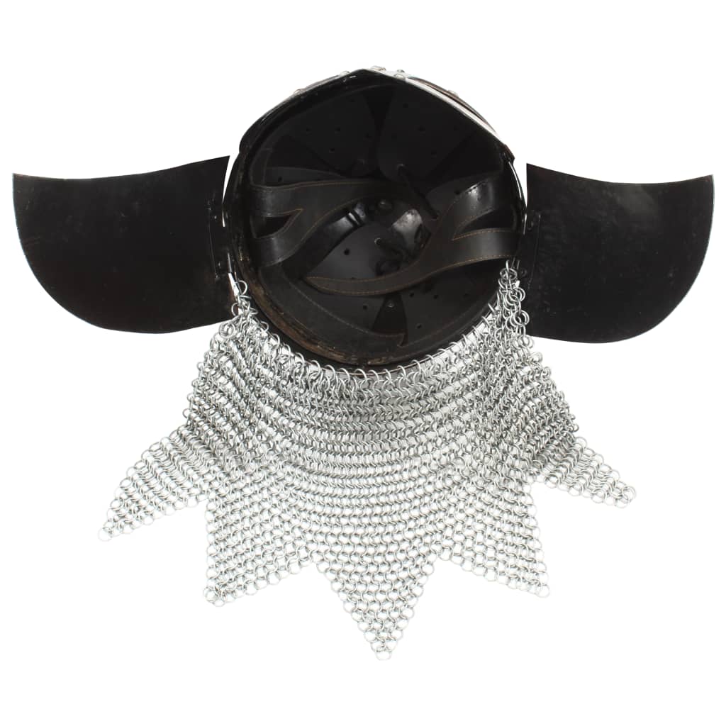 Vikinghelm Replica Larp Staal Koperkleurig Model 5