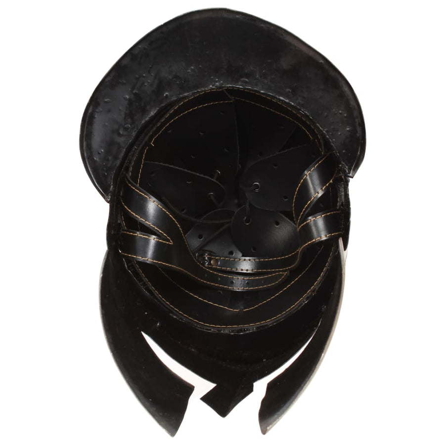 Soldatenhelm Grieks Replica Larp Staal Messingkleurig model 8