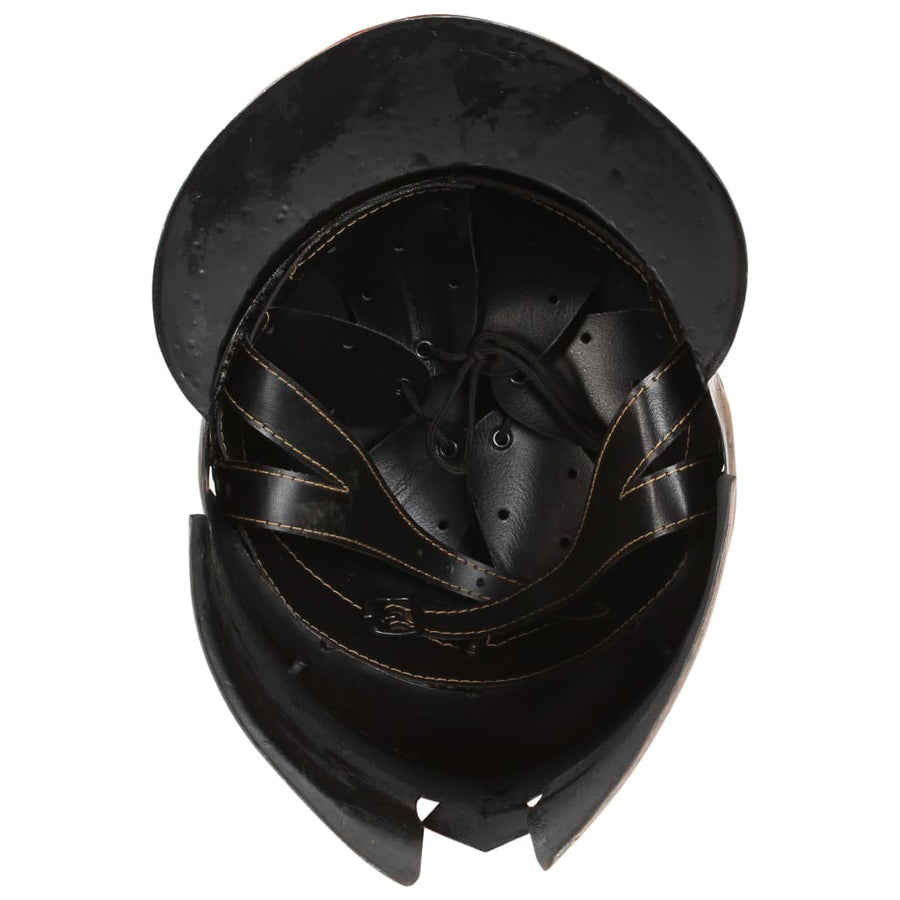 Soldatenhelm Grieks Replica Larp Staal Koperkleurig model 9