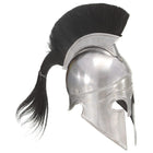 Soldier's Helmet Greek Replica Larp Steel Silver-coloured