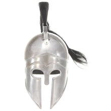 Soldatenhelm Grieks Replica Larp Staal Zilverkleurig