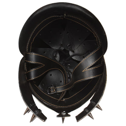 Soldatenhelm Grieks Replica Larp Staal Messingkleurig model 33