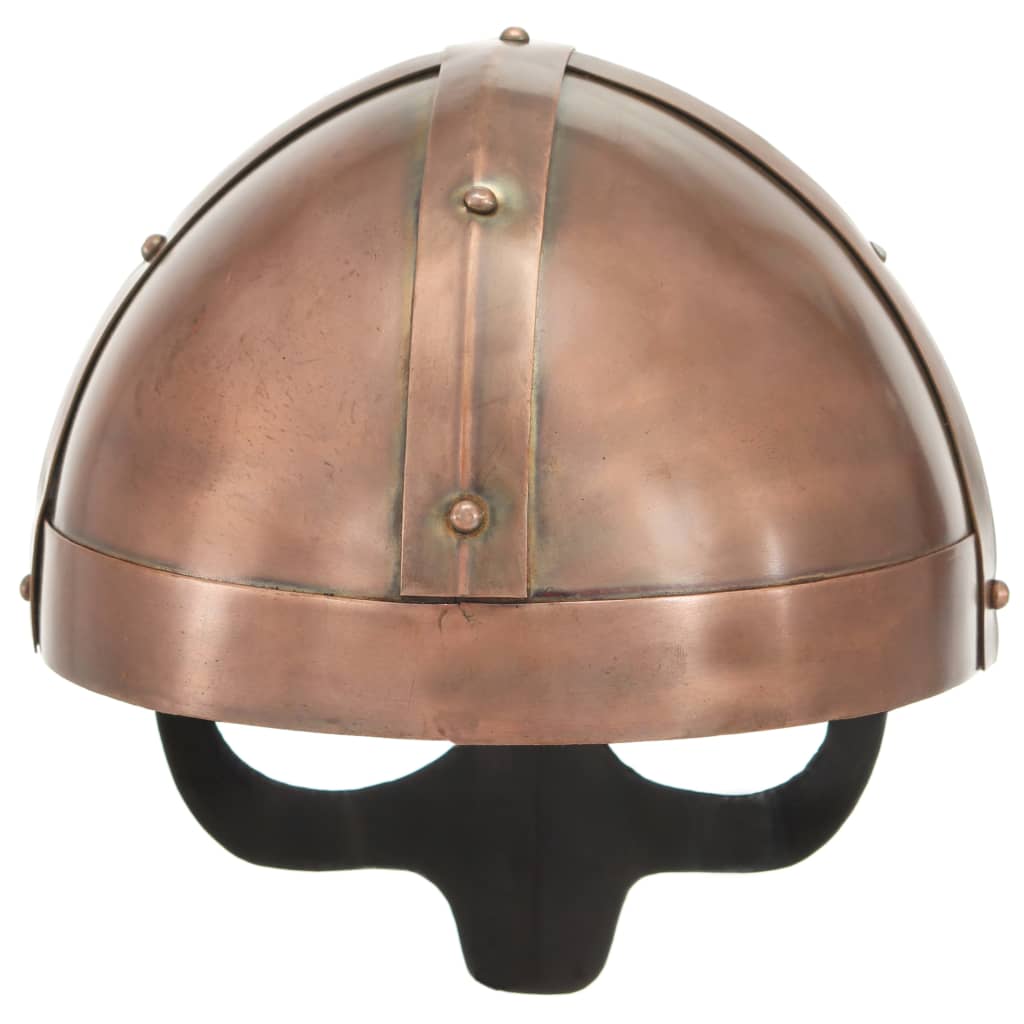 Vikinghelm Replica Larp Staal Koperkleurig