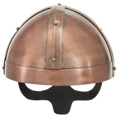 Vikinghelm Replica Larp Staal Koperkleurig