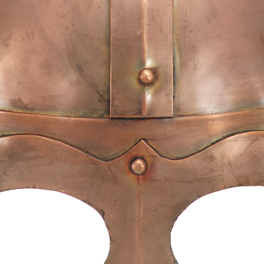 Vikinghelm Replica Larp Staal Koperkleurig