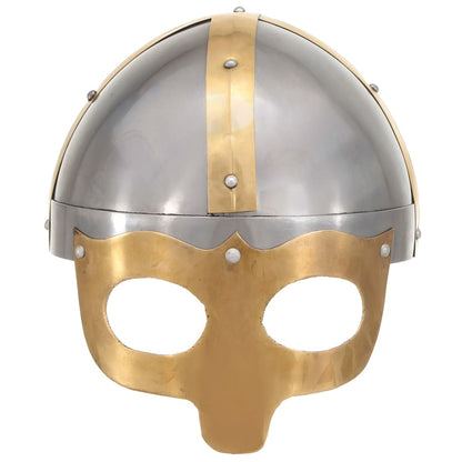 Vikinghelm Replica Larp Staal Zilverkleurig