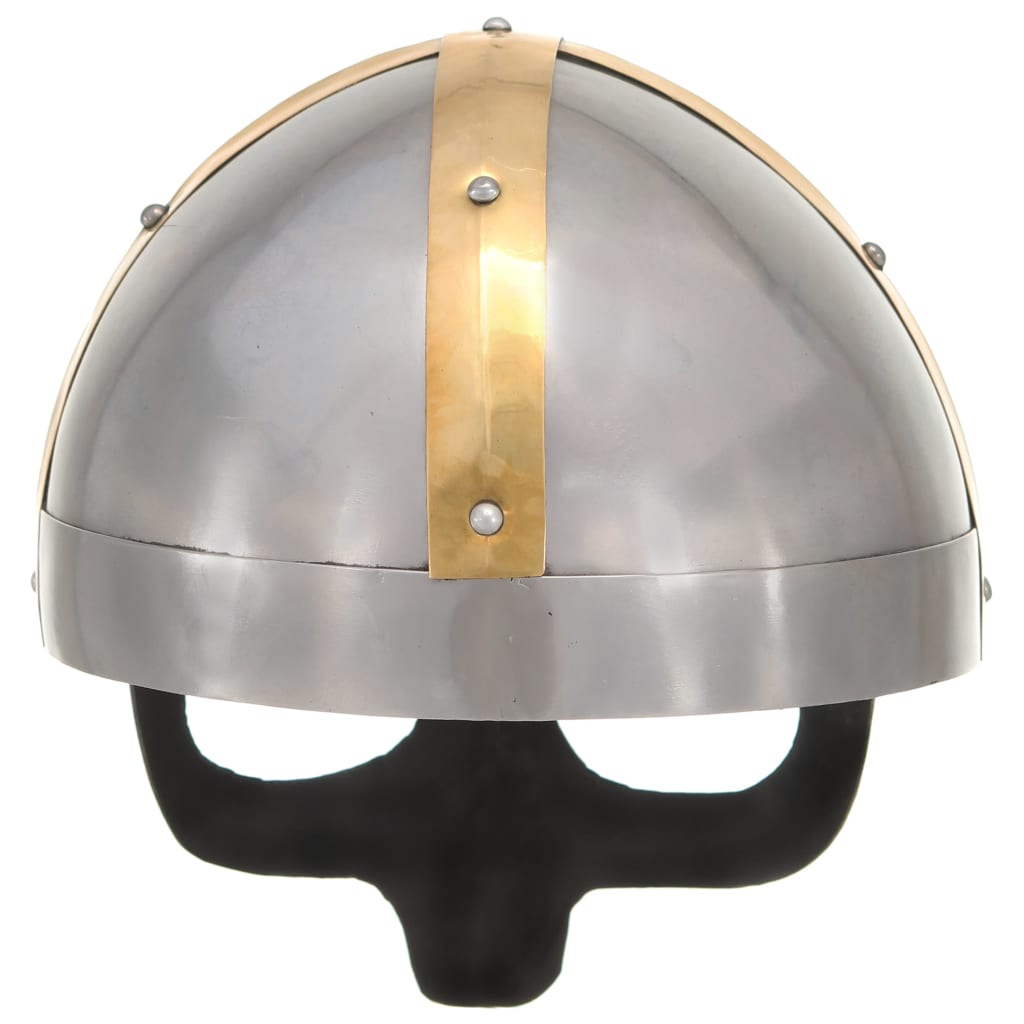 Vikinghelm Replica Larp Staal Zilverkleurig