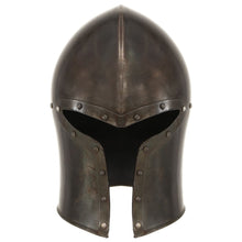 Ridderhelm Middeleeuws Replica Larp Staal Zilverkleurig