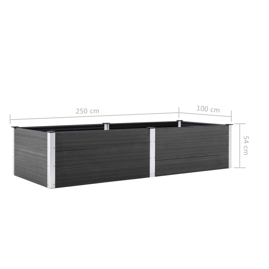 Plantenbak Verhoogd Hkc 250 x 100 x 54 cm