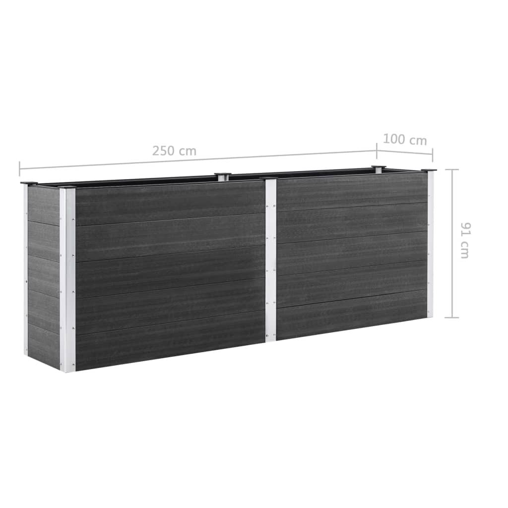 Plantenbak Verhoogd Hkc 250 x 100 x 91 cm