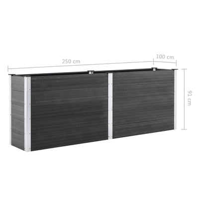 Plantenbak Verhoogd Hkc 250 x 100 x 91 cm