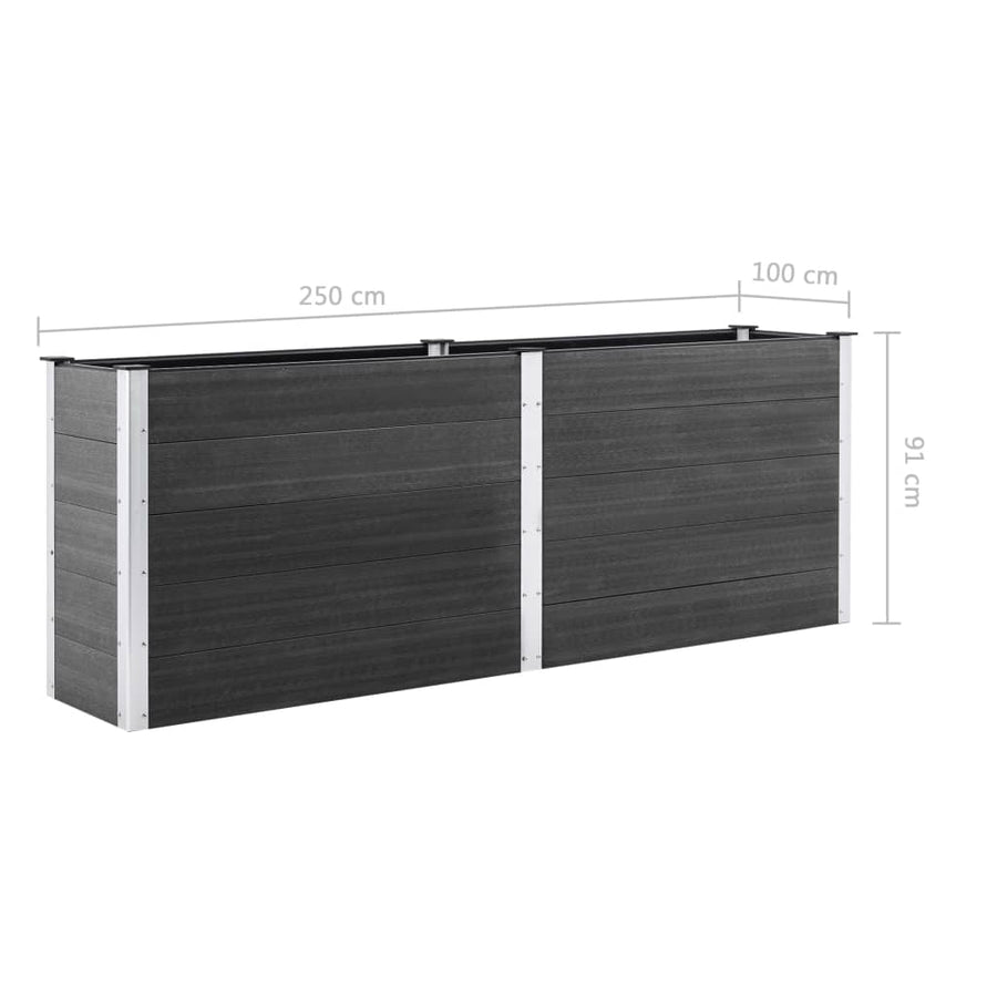 Plantenbak Verhoogd Hkc 250 x 100 x 91 cm