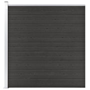Schutting 175x186 cm composiet grijs